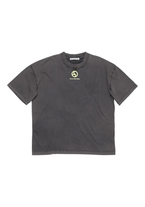 Acne Studios logo-print organic cotton T-shirt - Grey