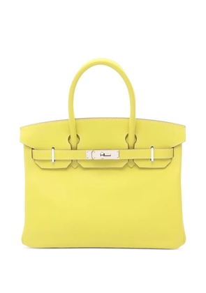 Hermès Pre-Owned 2011 30 Birkin leather tote bag - Yellow