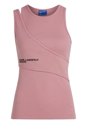 Karl Lagerfeld Jeans layered-detail top - Pink