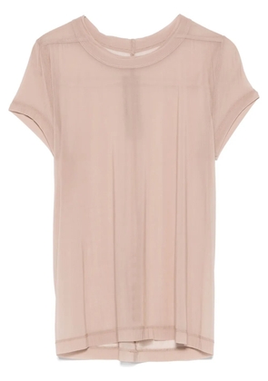 Rick Owens Cropped Level T-shirt - Neutrals