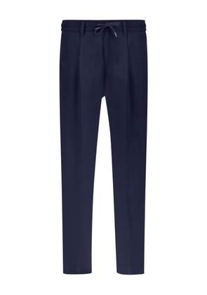 Herno drawstring straight-leg trousers - Blue
