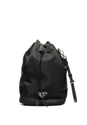 Prada Pre-Owned 2020s drawstring-closure bucket bag - Black