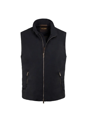 Moorer zip virgin wool vest - Grey