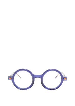 Kuboraum round-frame glasses - Blue