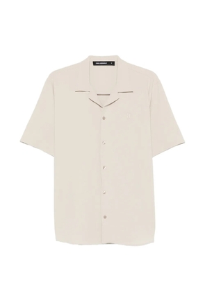 Karl Lagerfeld buttoned short-sleeves shirt - Neutrals