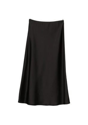 IMPERIAL elasticated midi skirt - Black