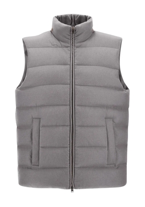 Herno quilted high-neck gilet - Grey