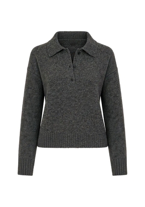 Jenni Kayne collared polo top - Grey