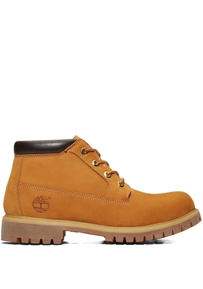 Timberland lace-up logo-detail boots - Brown