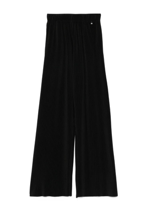 Herno pleated wide-leg trousers - Black