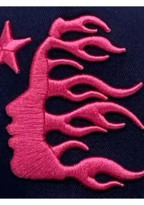 HELLSTAR logo snapback hat - Blue