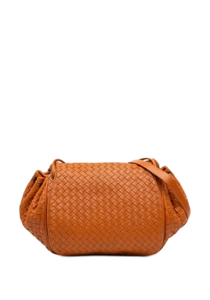 Bottega Veneta Pre-Owned 2012-2026 Nappa Intrecciato Flap crossbody bag - Orange