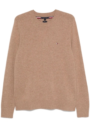Tommy Hilfiger wool crew-neck sweater - Brown