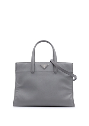 Prada Pre-Owned 2013-2025 Saffiano Soft Triple Pocket Tote satchel - Grey