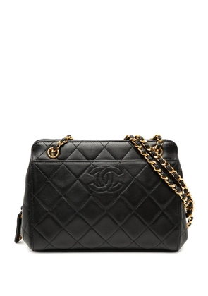 CHANEL Pre-Owned 1996-1997 CC Quilted Lambskin shoulder bag - Black