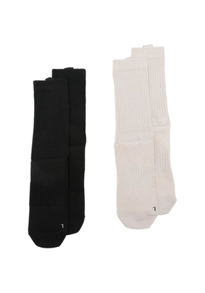 adidas x Entire Studios logo-detail crew socks (set of two) - Neutrals