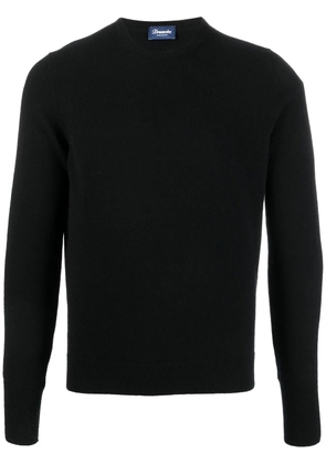 Drumohr crew neck cashmere sweater - Black