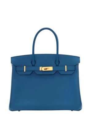 Hermès Pre-Owned 2017 Epsom Birkin Retourne 30 handbag - Blue