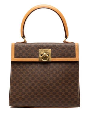 Celine Pre-Owned 2013 Macadam Coated Canvas handbag - Brown