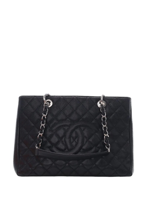 CHANEL Pre-Owned 2014-2015 Caviar Grand Shopping tote bag - Black