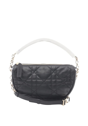 Christian Dior Pre-Owned 2022 Small Lambskin Cannage Dior Vibe Hobo satchel - Black