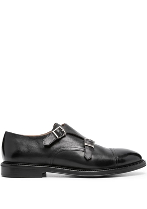 Henderson Baracco monk-strap leather loafers - Black