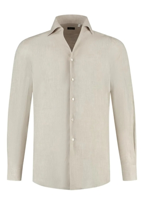 Finamore 1925 Napoli linen shirt - Neutrals