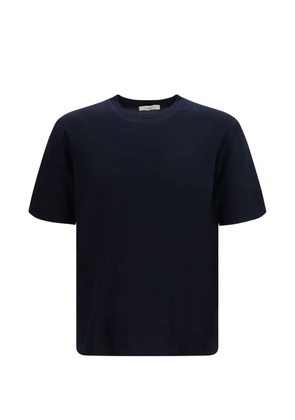 Piacenza Cashmere ribbed crew-neck T-shirt - Blue