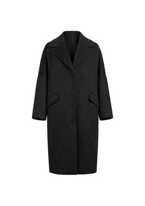 CHERRY BLUE single-breasted coat - Black