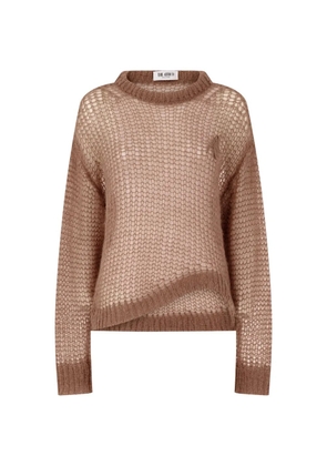 The Attico light safari knit sweater - Neutrals