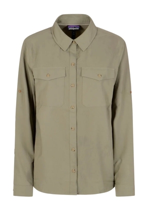 Patagonia long-sleeve button-down shirt - Green