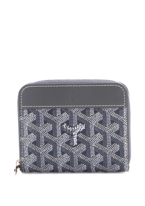 Goyard Pre-Owned Matignon Zip Wallet Coated Canvas with Leather PM small wallets - Grey