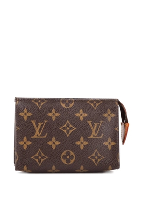 Louis Vuitton Pre-Owned Toiletry Monogram Canvas 15 pouch - Brown