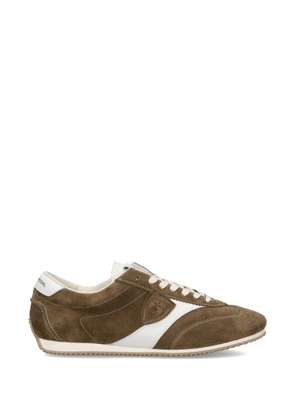 Philippe Model Paris Planche lateral-logo suede sneakers - Green