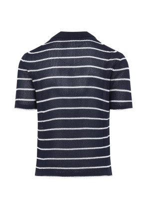 Ralph Lauren Purple Label striped knit T-shirt - Blue
