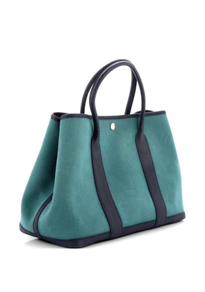 Hermès Pre-Owned Garden Party Toile and Leather 36 tote bag - Green