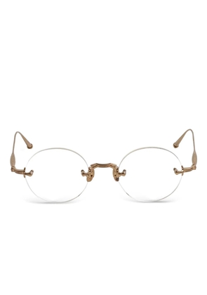 Matsuda round-frame glasses - Gold