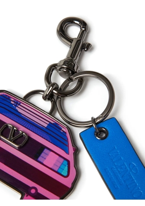 Valentino Garavani car-shape leather-tag keyring - Pink