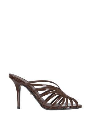 Alevì strappy pearl pumps - Brown