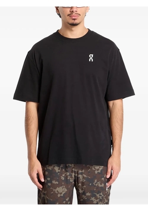 On graphic-print T-shirt - Black