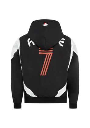 RHUDE lago soccer jersey hoodie - Black