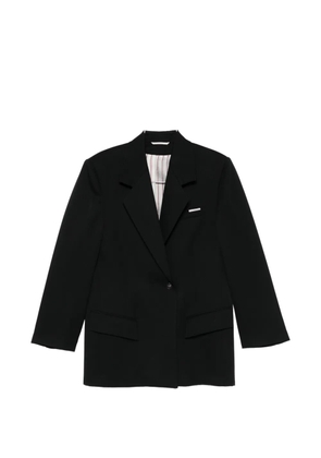 The Attico notched-lapels blazer - Black