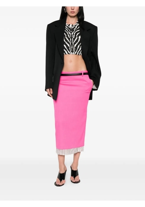 The Attico notched-lapels blazer - Black