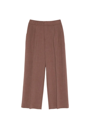 THESTROY pleated trousers - Brown