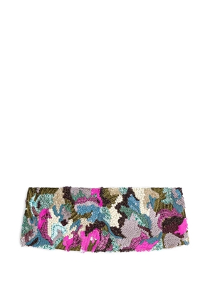 DRIES VAN NOTEN embroidered belt - Pink