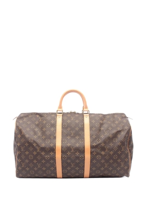 Louis Vuitton Pre-Owned 2000 Monogram Keepall 55 travel bag - Brown