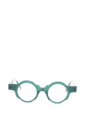 Kuboraum round-frame glasses - Green