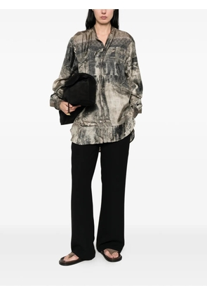 Pierre-Louis Mascia Aloe long-sleeve shirt - Neutrals