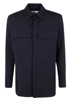 Jil Sander wool overshirt - Blue