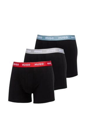 HUGO logo-waistband boxers set (set of three) - Black